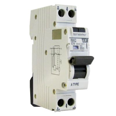 Thiết bị điện cầu dao chống dòng rò có chống quá tải RCBO LS RKC