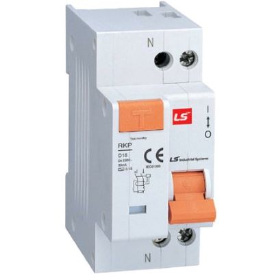 Thiết bị điện cầu dao chống dòng rò có chống quá tải RCBO LS RKP