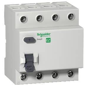 Thiết bị điện cầu dao chống dòng rò RCCB Schneider - Easy 9 EZ9 4P