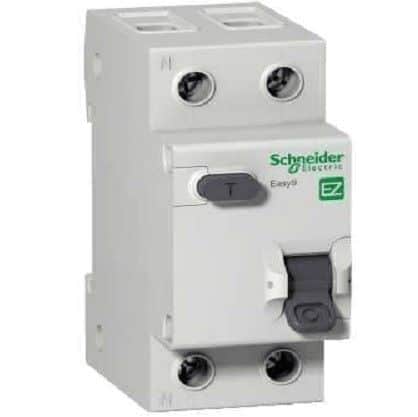 Thiết bị điện cầu dao chống dòng rò có chống quá tải RCBO Schneider Easy 9 EZ9