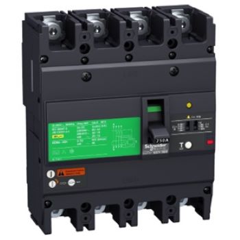 EZCV250H4250 250A 4P ELCB Schneider