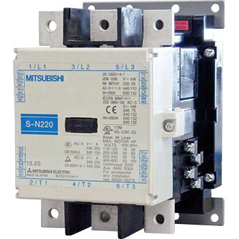 S-N800 AC200V 800A 440kW 2NO 2NC Khởi động từ Contactor Mitsubishi