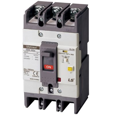 EBN203c 200A 3P Aptomat ELCB LS