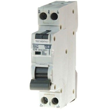RKC 1P+N 20A Cầu dao chống dòng rò có chống quá tải Aptomat RCBO LS