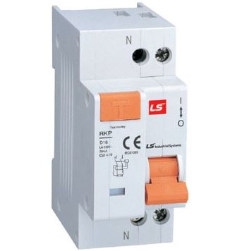 RKP 1P+N 6A Cầu dao chống dòng rò có chống quá tải Aptomat RCBO LS