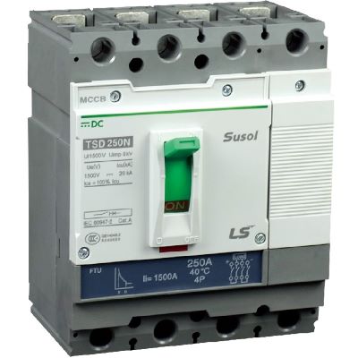 TSD250N 200A 4P DC Aptomat MCCB LS