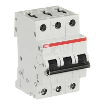 S203M-C10UC 2CDS273061R0104 10A 3P 6kA Aptomat MCB ABB S203M-C10UC 2CDS273061R0104 10A 3P 6kA Aptomat MCB ABB