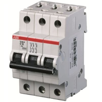 S203P-C6 2CDS283001R0064 6A 3P 25kA Aptomat MCB ABB S203P-C6 2CDS283001R0064 6A 3P 25kA Aptomat MCB ABB