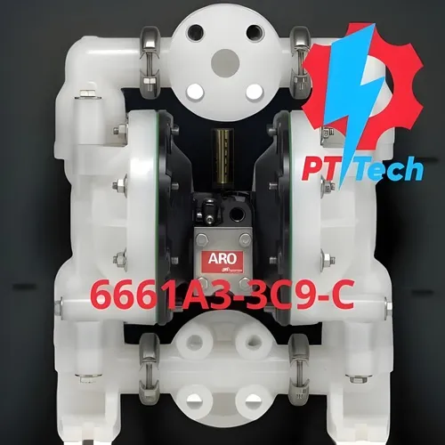 6661A3-3C9-C Bơm màng khí nén ARO 1 inch nhựa