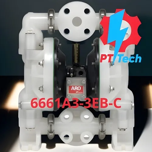 6661A3-3EB-C Bơm màng khí nén ARO 1 inch nhựa