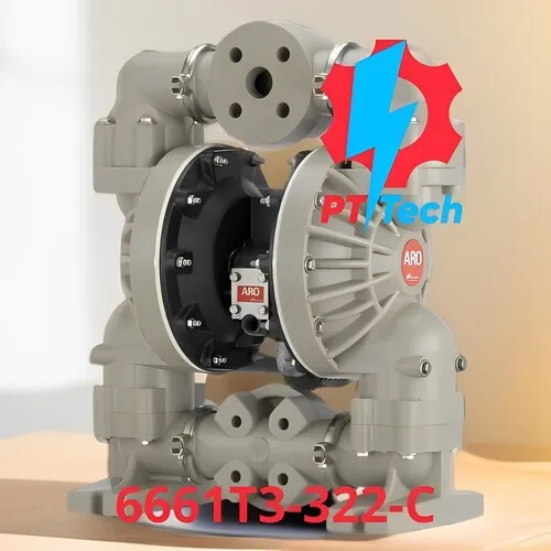 6661T3-322-C Bơm màng khí nén ARO 1 1-2 inch nhựa