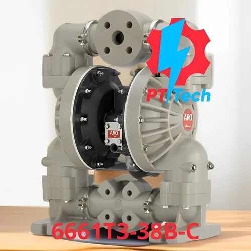6661T3-38B-C Bơm màng khí nén ARO 1 1-2 inch nhựa