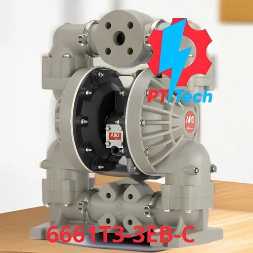 6661T3-3EB-C Bơm màng khí nén ARO 1 1-2 inch nhựa