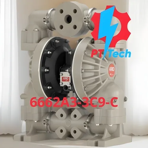 6662A3-3C9-C Bơm màng khí nén ARO 2 inch nhựa