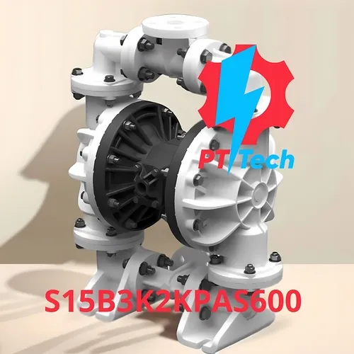S15B3K2KPAS600 Bơm màng khí nén SANDPIPER 1 1-2 inch nhựa