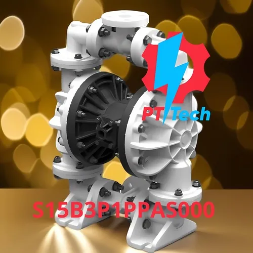 S15B3P1PPAS000 Bơm màng khí nén SANDPIPER 1 1-2 inch nhựa