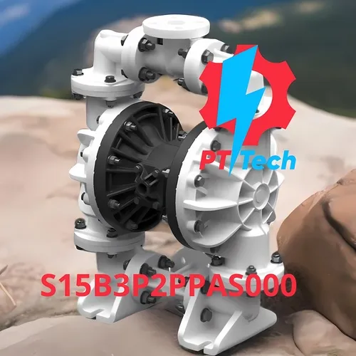 S15B3P2PPAS000 Bơm màng khí nén SANDPIPER 1 1-2 inch nhựa