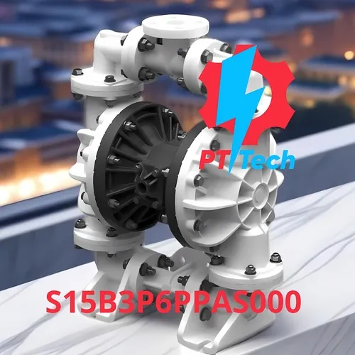 S15B3P6PPAS000 Bơm màng khí nén SANDPIPER 1 1-2 inch nhựa