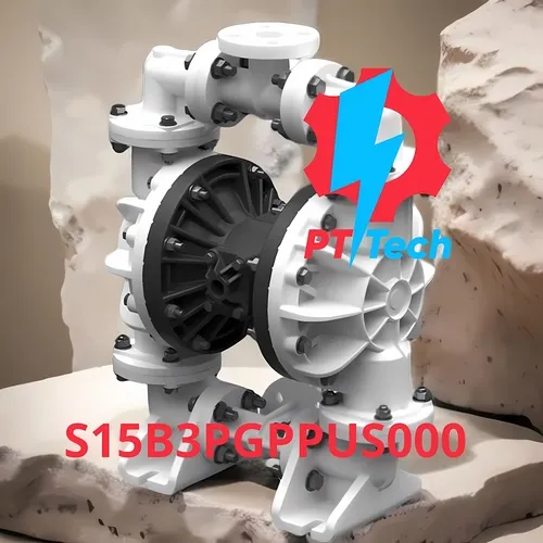 S15B3PGPPUS000 Bơm màng khí nén SANDPIPER 1 1-2 inch nhựa