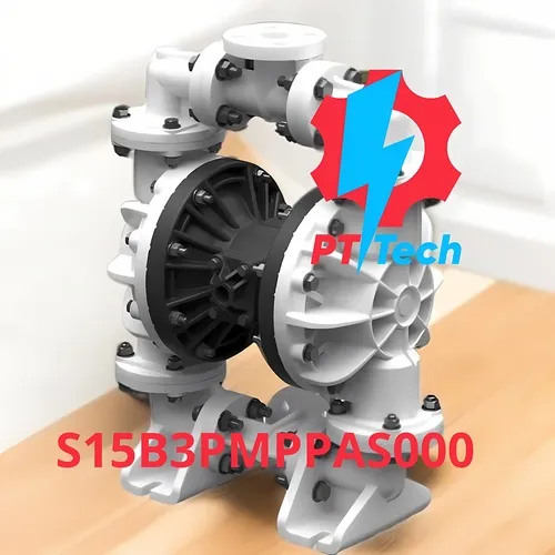 S15B3PMPPAS000 Bơm màng khí nén SANDPIPER 1 1-2 inch nhựa