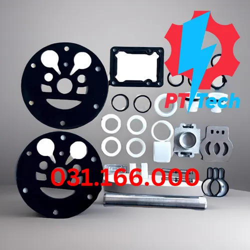 031.166.000 Air Valve Assembly Phụ tùng sửa chữa Bơm màng Sandpiper 1-2 inch