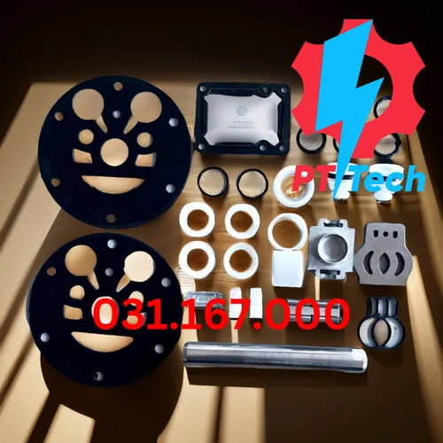 031.167.000 Air Valve Assembly Phụ tùng sửa chữa Bơm màng Sandpiper 1-2 inch