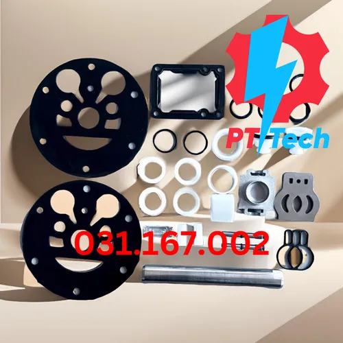 031.167.002 Air Valve Assembly Phụ tùng sửa chữa Bơm màng Sandpiper 1 inch