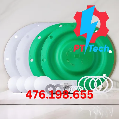 476.198.655 Wetted End Kit Bộ phụ tùng sửa chữa Bơm màng Sandpiper 1 inch